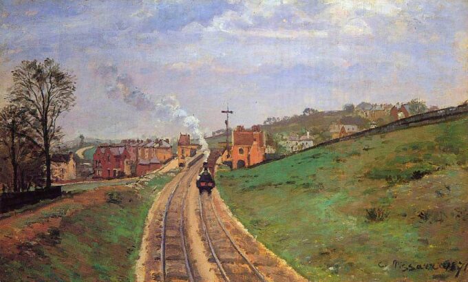 Estación de Lordship Lane, Dulwich – Camille Pissarro Camille Pissarro 120x70