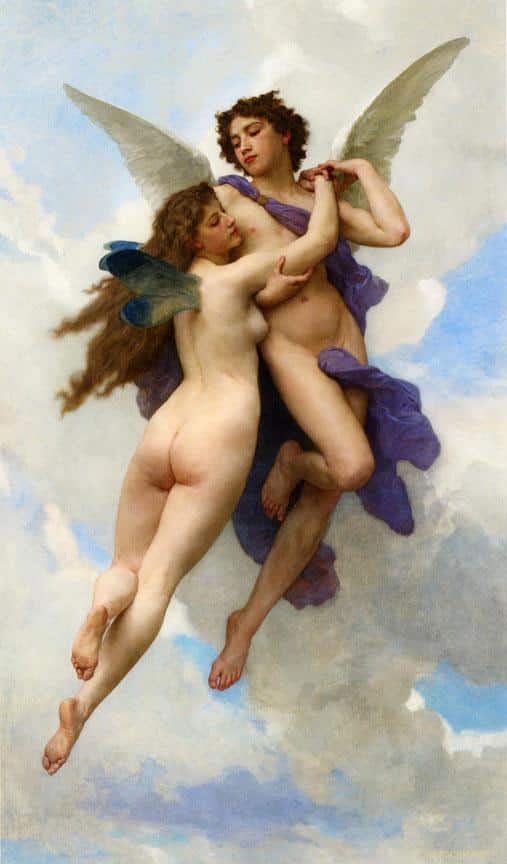 Amor y Psique – William Bouguereau William Bouguereau 70x120