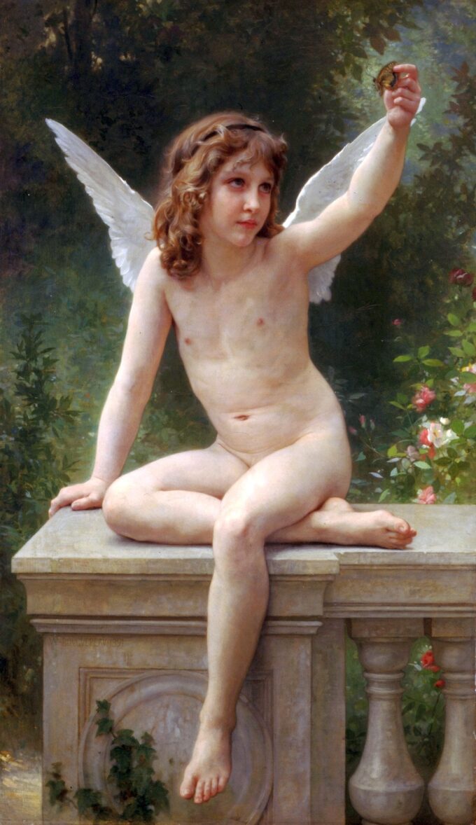 El amor en la apariencia – William Bouguereau William Bouguereau 70x120