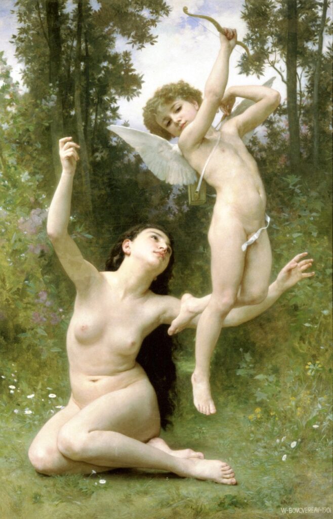 El amor se eleva – William Bouguereau William Bouguereau 70x105