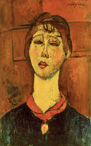 Retrato de la Sra. Blanche Dorivale – Amedeo Modigliani Amedeo Modigliani