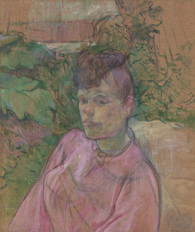 Mujer en el jardín del señor Forest – Toulouse Lautrec Henri de Toulouse-Lautrec 70x85