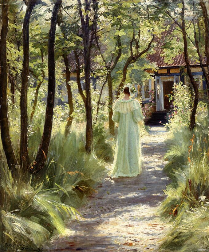 Marie en el jardín – Peder Severin Krøyer Peder Severin Krøyer