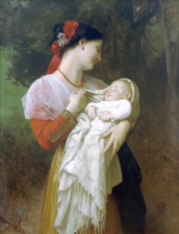 Admiración materna – William Bouguereau William Bouguereau