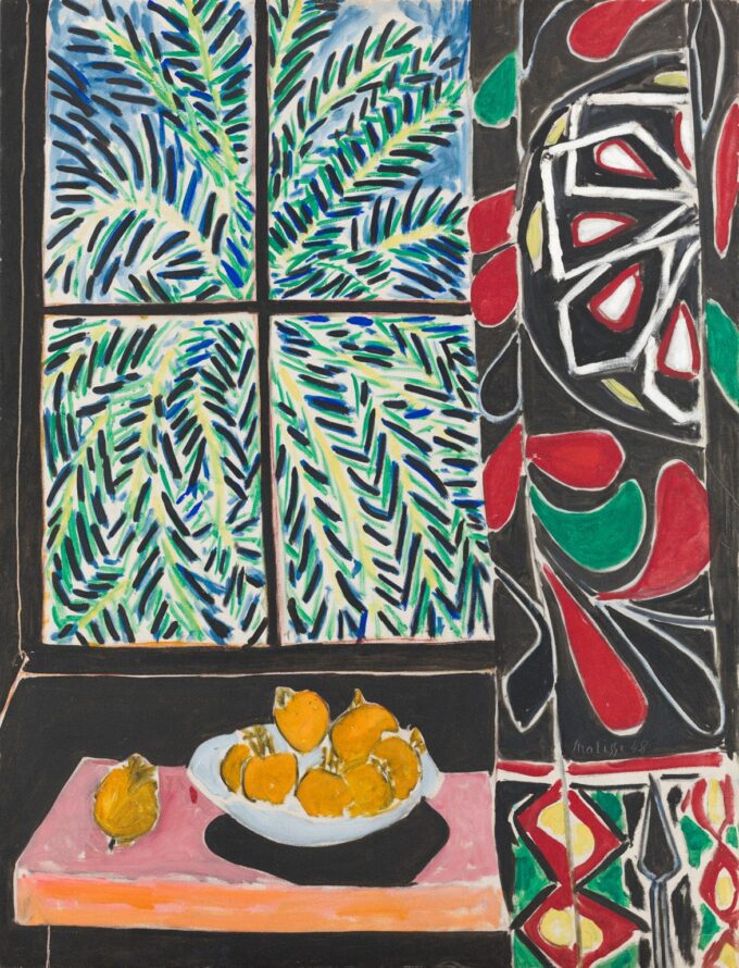 Interior con cortina egipcia – Matisse Henri Matisse 70x85