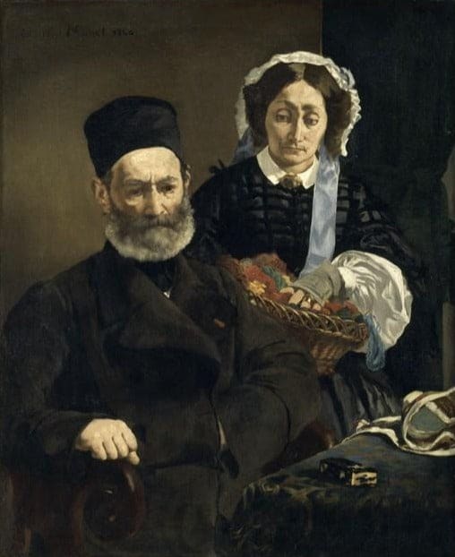 Señor y Señora Auguste Manet – Edouard Manet Édouard Manet 70x85