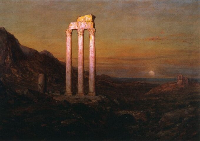 Amanecer de la Luna – Frederic Edwin Church Frederic Edwin Church