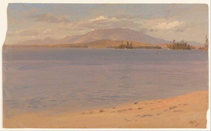 El Monte Katahdin del lago Millinocket – Frederic Edwin Church Frederic Edwin Church