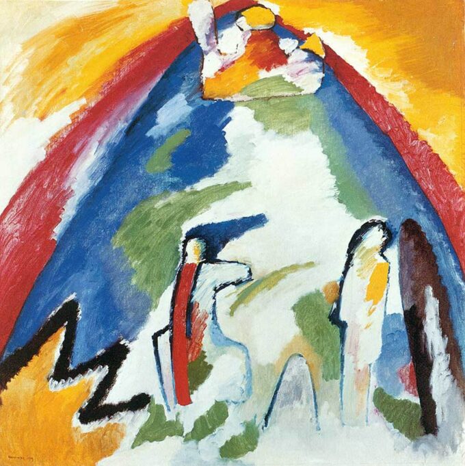 Una montaña 1909 – Vassily Kandinsky Vasili Kandinski 70x70