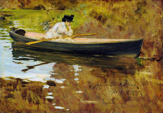 Sra. Chase en Prospect Park – William Merritt Chase William Merritt Chase