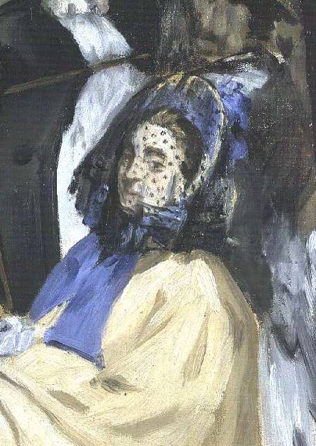 Detalle de una mujer velada – Edouard Manet Édouard Manet 70x105