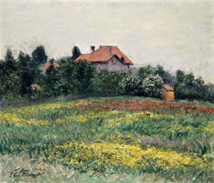 Paisaje en Normandía – Caillebotte Gustave Caillebotte 85x75