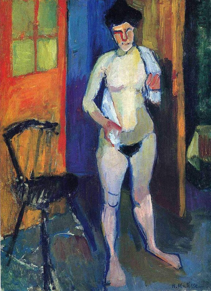 Desnudo con una toalla blanca – Matisse Henri Matisse 70x105