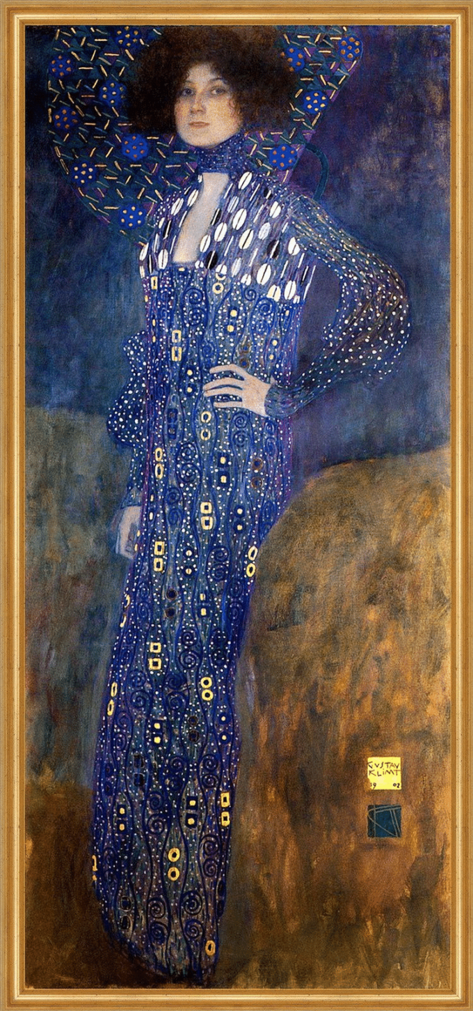 Retrato de Emilie Flöge II – Gustav Klimt Gustav Klimt