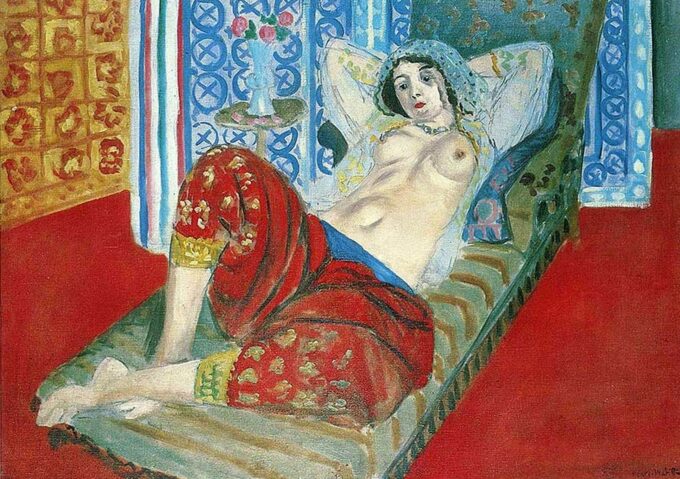 Odalisca con pantalón rojo – Matisse Henri Matisse 105x70