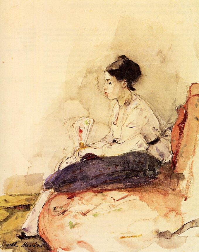 En el sofá – Berthe Morisot Berthe Morisot