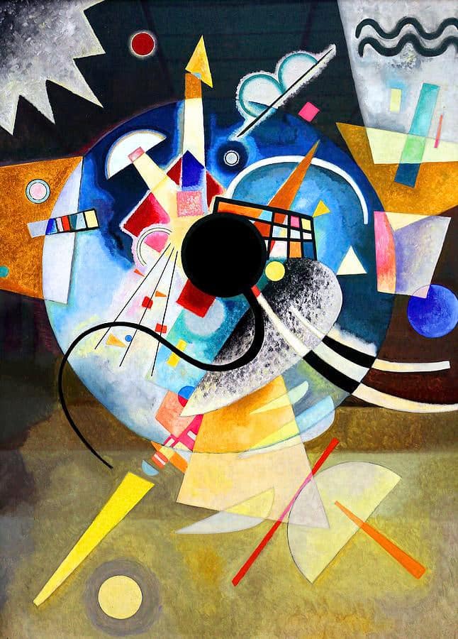 Un centro – Vassily Kandinsky Vasili Kandinski 70x105