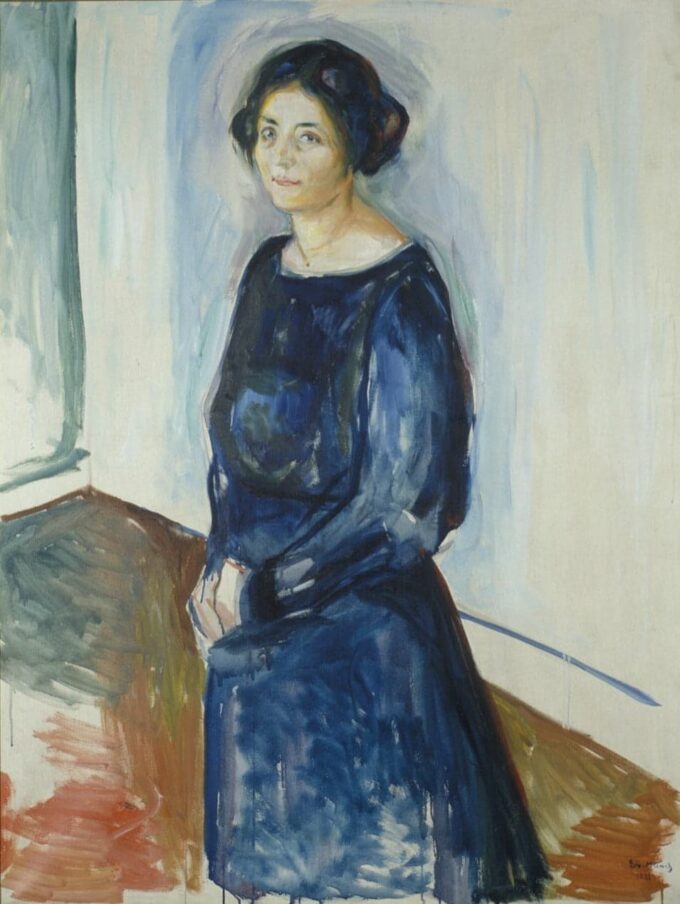 La dama en azul – Edvard Munch Edvard Munch 70x85