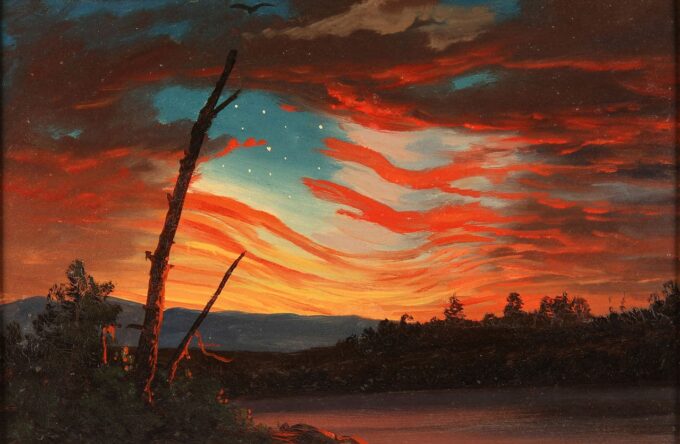 Nuestra Bandera en el Cielo – Frederic Edwin Church Frederic Edwin Church