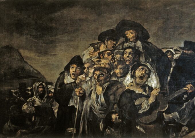 Procesión en la ermita de San Isidro – Francisco de Goya Francisco de Goya 105x70