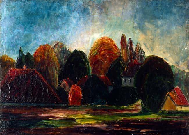 Paisaje noruego – Edvard Munch Edvard Munch 105x70