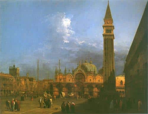 Piazza San Marco mirando hacia el este – Canal Giovanni Antonio Giovanni Antonio Canal 85x75