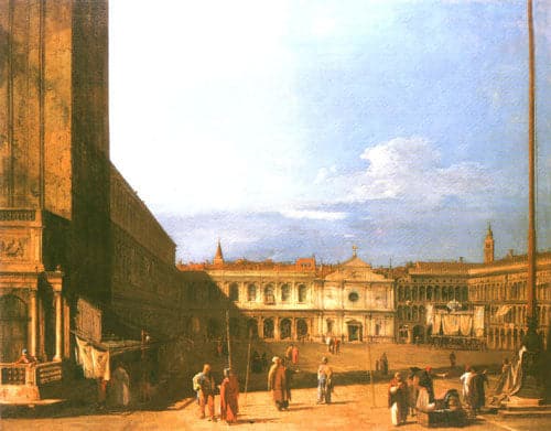 Piazza San Marco mirando hacia el oeste – Giovanni Antonio Canal Giovanni Antonio Canal 85x75