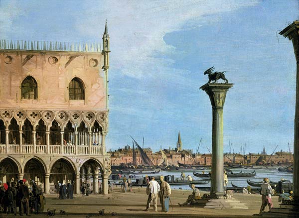 La Piazzetta de San Marcos mirando hacia el sur, Venecia – Giovanni Antonio Canal Giovanni Antonio Canal 105x70