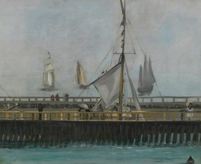 El muelle de Boulogne-sur-Mer – Edouard Manet Édouard Manet 85x75