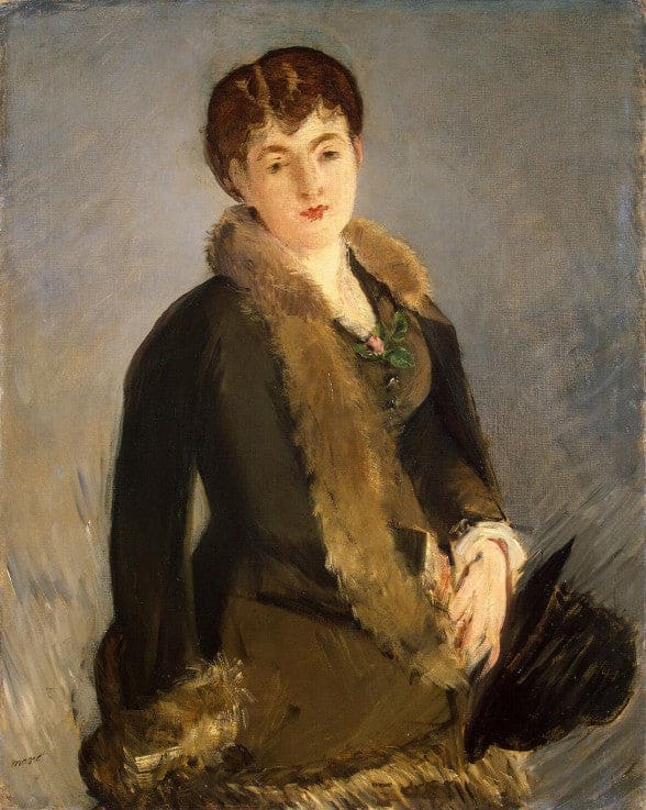 Retrato de Mademoiselle Isabelle Lemonnier – Edouard Manet Édouard Manet 70x85