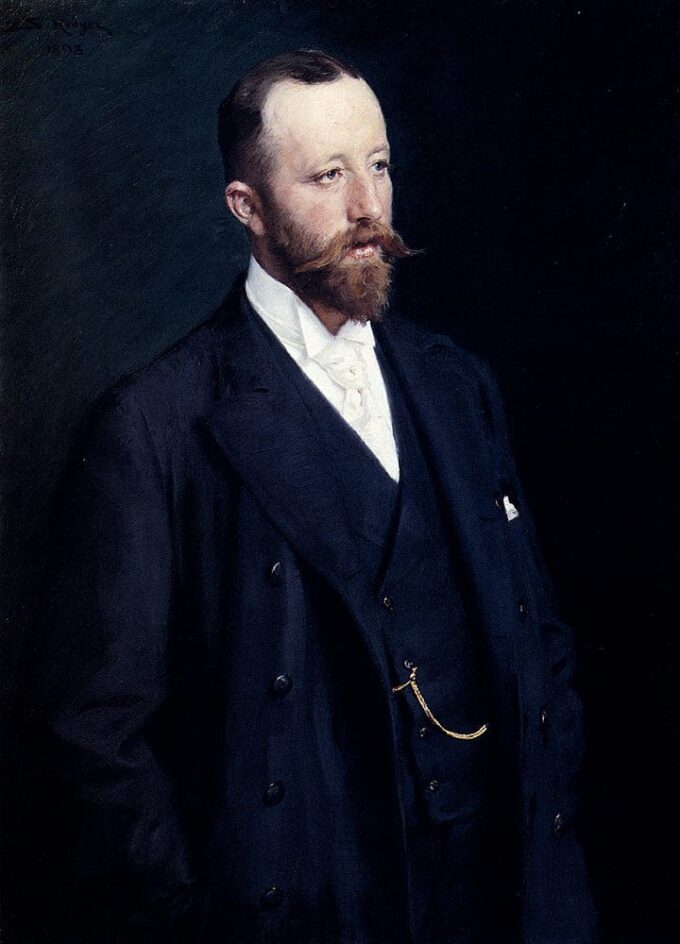 Retrato de un caballero – Peder Severin Kroyer Peder Severin Krøyer