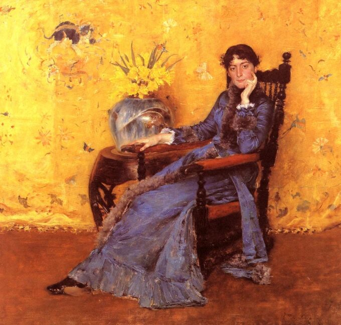 Retrato de la señorita Dora Wheeler – William Merritt Chase William Merritt Chase