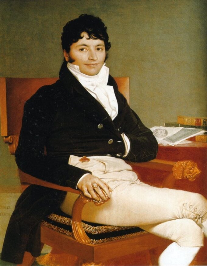 Retrato de Monsieur Rivière – Jean-Auguste-Dominique Ingres Jean-Auguste-Dominique Ingres 70x85