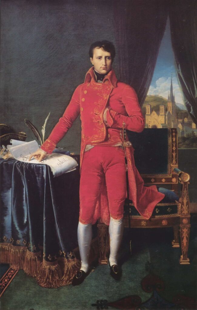 Retrato de Napoleón Bonaparte, El primer cónsul – Jean-Auguste-Dominique Ingres Jean-Auguste-Dominique Ingres 70x105