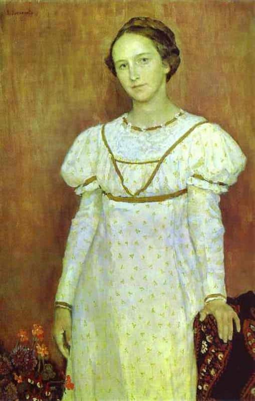 Retrato de Olga Poletayeva – Viktor Vasnetsov Viktor Vasnetsov