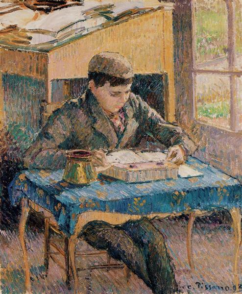 Rodo leyendo – Camille Pissarro Camille Pissarro 70x85