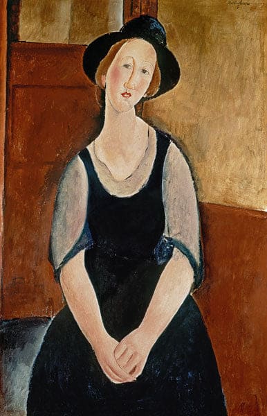 Retrato de Thora Klinchlowstrom – Amedeo Modigliani Amedeo Modigliani