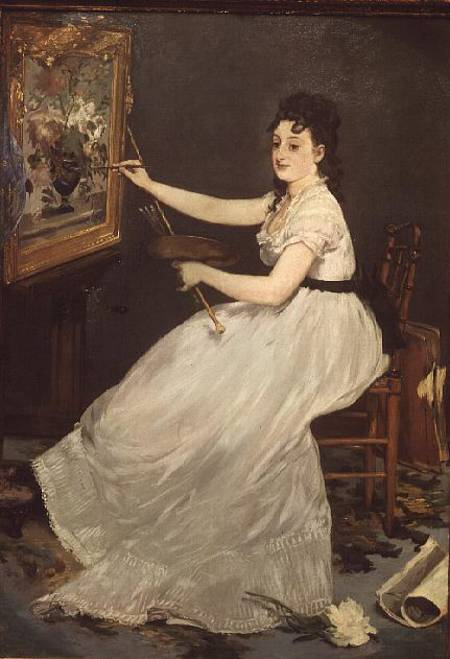 Retrato de Eva Gonzales – Edouard Manet Édouard Manet 70x105