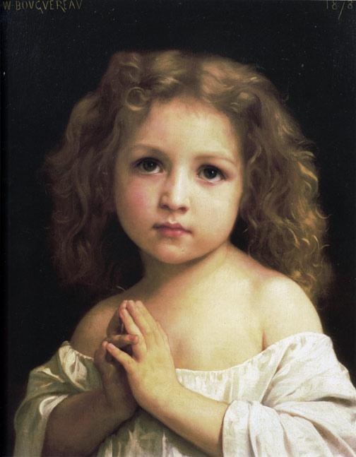 Plegaria – William Bouguereau William Bouguereau 70x85