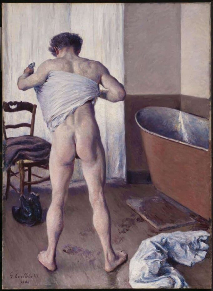 Hombre en el baño – Caillebotte Gustave Caillebotte 70x105