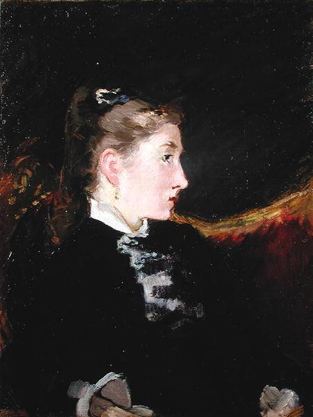 Perfil de una joven – Edouard Manet Édouard Manet 70x85