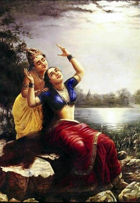 Radha y Madhav – Raja Ravi Varma Raja Ravi Varma