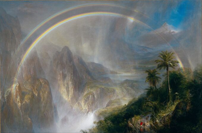 Temporada de lluvias en los trópicos – Frederic Edwin Church Frederic Edwin Church