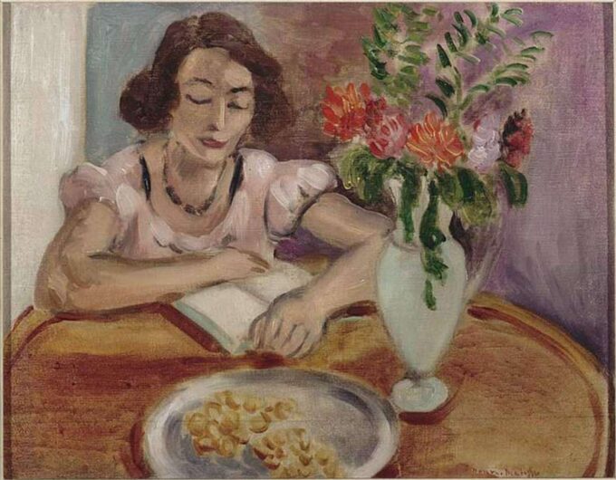 Mujer leyendo 1922 – Matisse Henri Matisse 85x75