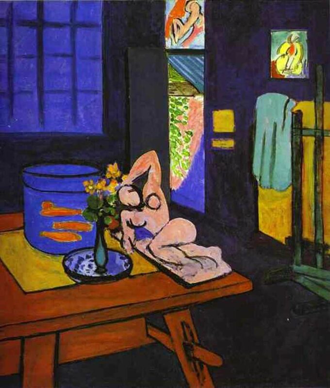 Pez rojo en el interior 1912 – Matisse Henri Matisse 70x85