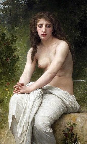 Reflexión, 1898 – William Bouguereau William Bouguereau 70x105