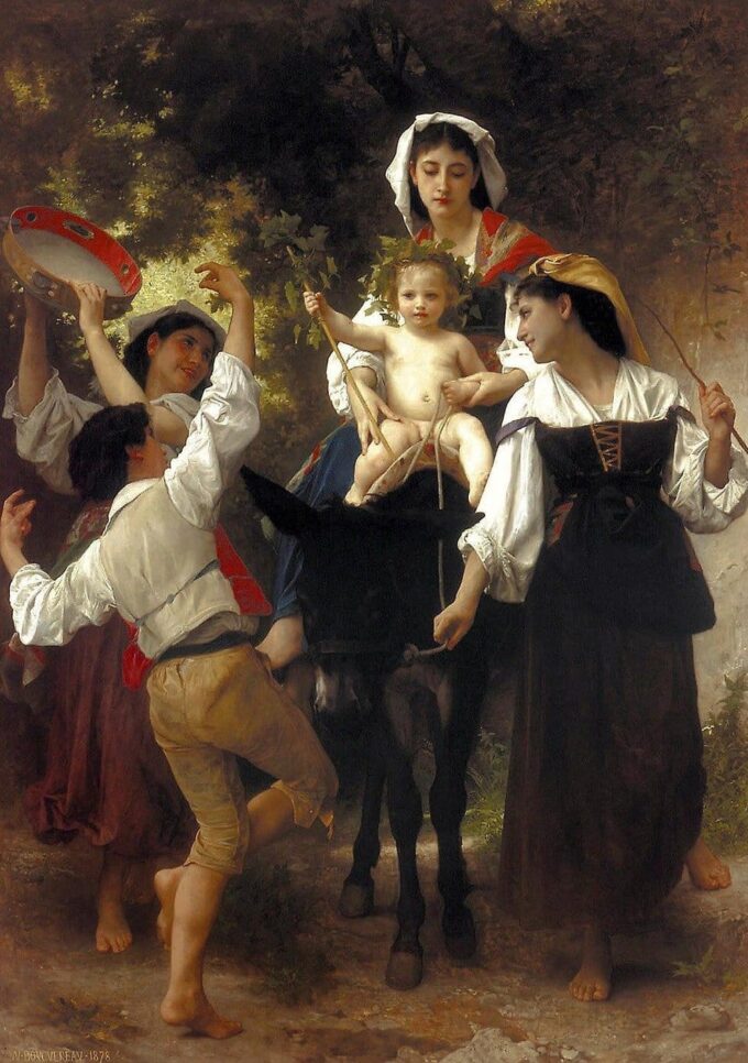 Regreso de la cosecha – William Bouguereau William Bouguereau 70x105