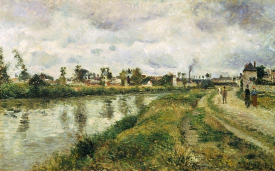 Paisaje fluvial cerca de Argenteuil – Camille Pissarro Camille Pissarro 105x70