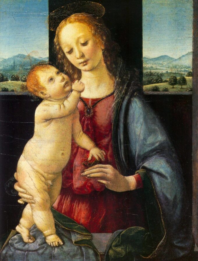 Madonna Dreyfus – Leonardo da Vinci Leonardo da Vinci 70x85