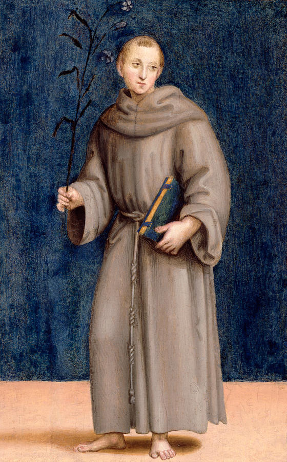 San Antonio de Padua del retablo Colonna – Rafael (pintor) Rafael Sanzio 70x105